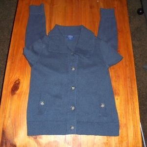 PENDLETON BLUE WOMENS CARDIGAN L